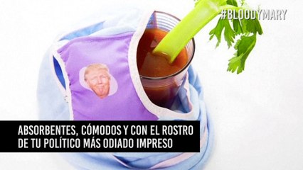 Bloody Marry: Los 'panties' para el ciclo menstrual con la cara de Trump y otros ‘odiados’ políticos