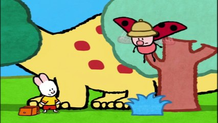 Dinosaurio - Louie dibujame un dinosaurio | Dibujos animados para niños