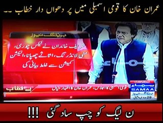 Imran Khan Complete Speech in National Assembly Today (07-April-2016)