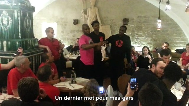 SIG - Le discours émouvant de Louis Campbell après la qualification pour la finale de l'Eurocoupe