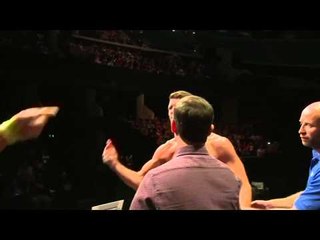 Bisping y Leites calentaron la báscula