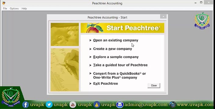 Lecture 2 how start work in peachtree accounting in hindi urdu
