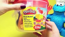 Cookie Monster Play Doh Picnic Bucket Cookie Monster Playdough Pic-nic Hasbro Toys Part 1