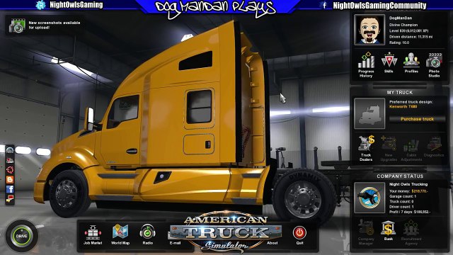 American Truck Simulator: Buying My First Truck - Kenworth W900