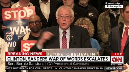 Bernie Sanders explains he got "unqualified" from bad headline