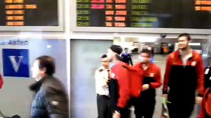 Galatasaray'a İstanbul'da coşkulu karşılama!