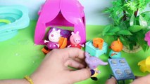 Peppa Pig Holiday Sunshine Villa Playset Peppa Pig Casa de Vacaciones Summer House Toy Videos Part 8