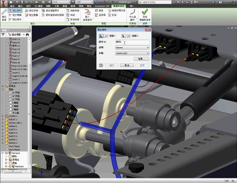 AutoCAD Electrical Demo 從Inventor(3D)匯入連接器佈線