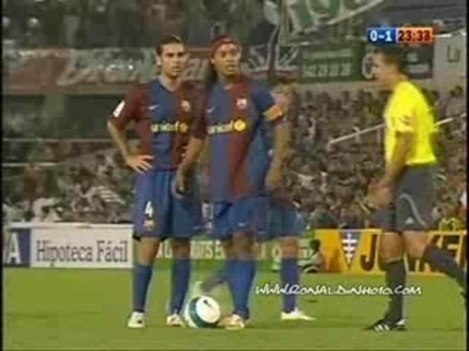 ronaldinho vs santander