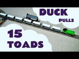 Trackmaster DUCK pulls 15 TOADS Train Set Thomas & Friends Kids Toy Thomas The Tank Engine