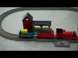 Talking James at the Farm Set by Trackmaster with Thomas & Friends Chocolate Percy Kids Toy train