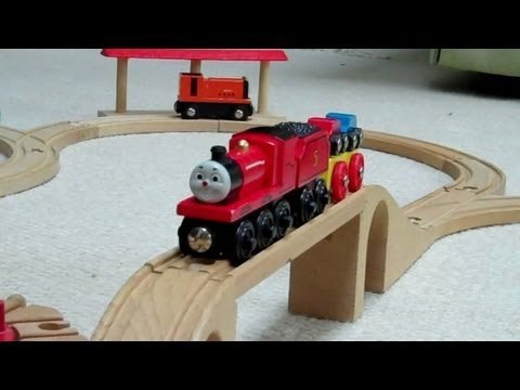 Lots of Wooden Thomas The Train Kids Toy Train Set Thomas The Tank Engine