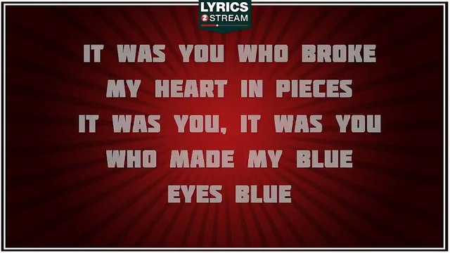 Blue Eyes Blues - Eric Clapton tribute - Lyrics