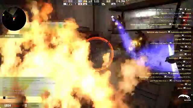 Counter Strike Global Offensive Zombie Escape mod online gameplay on Stargate Escape map