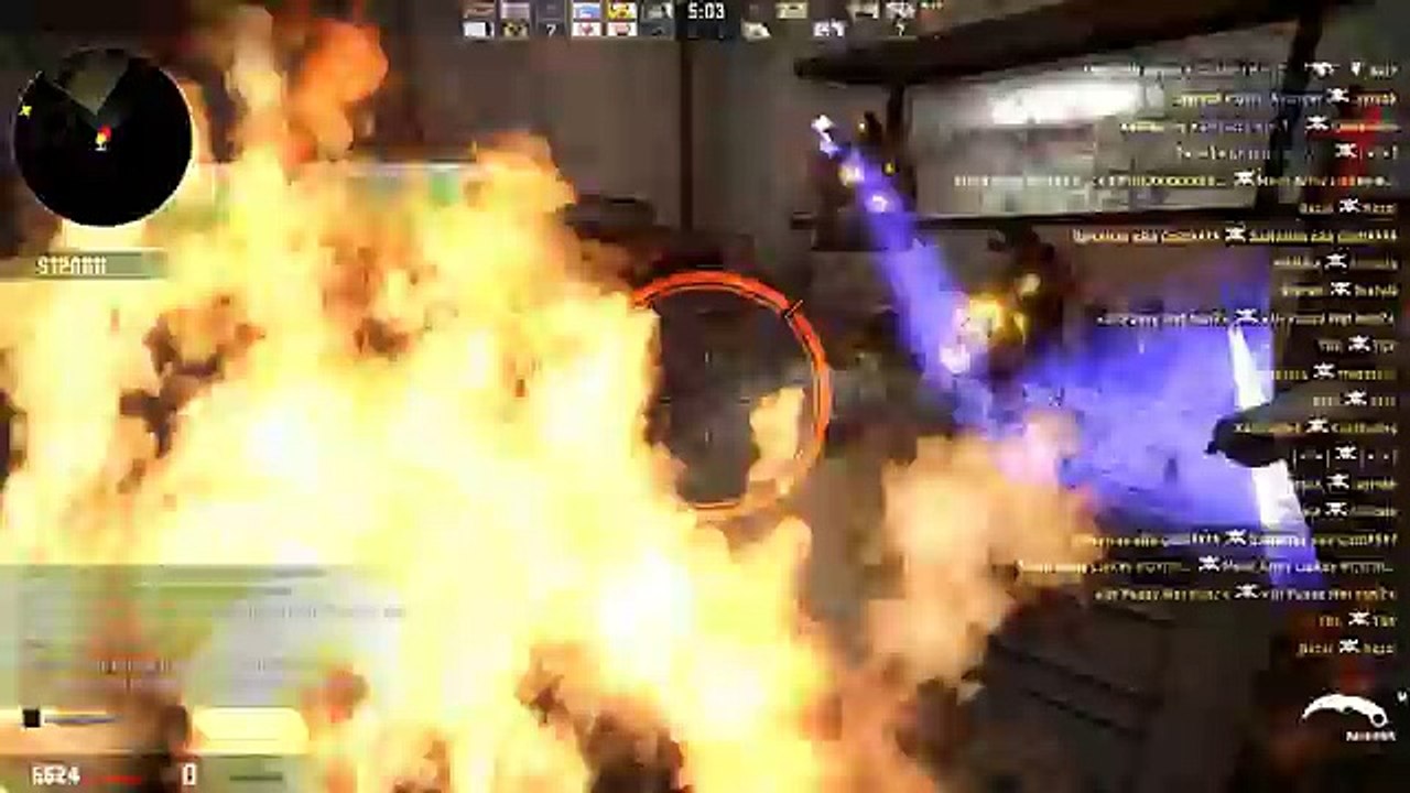 Counter Strike Global Offensive Zombie Escape mod online gameplay on Stargate Escape map