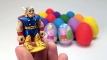 Play Doh Eggs Peppa Pig Surprise Eggs Mickey Mouse Thomas & Friends Cars 2 Marvel Heroes Toys Part 2
