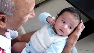 Infant Vocal Stimulation Games/Activities For Babies 2MO Moksh(Glenn Doman Method #Montessori)2