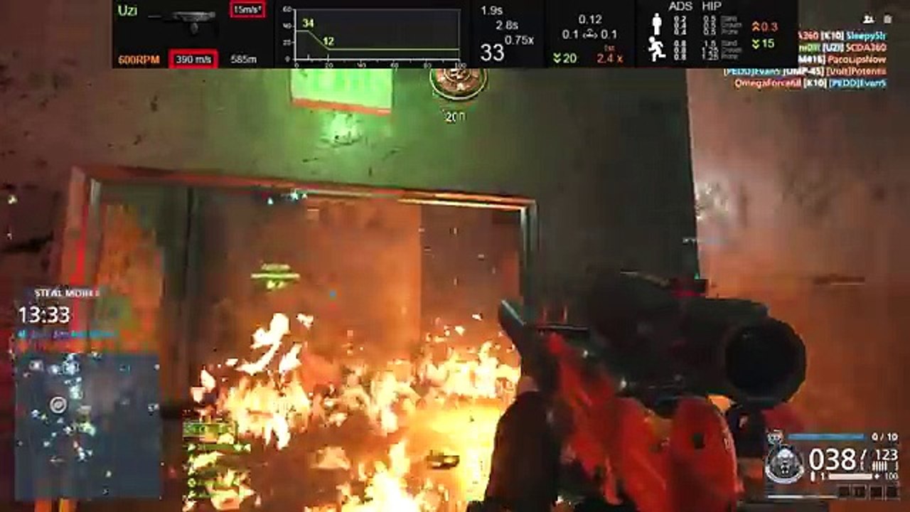 Uzi Sniper Challenge - I Hate You All - Battlefield Hardline