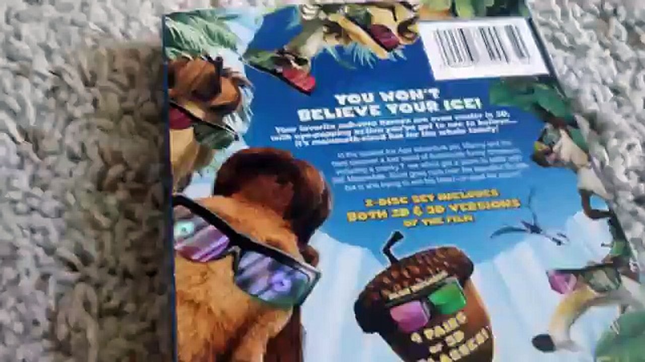 Me Unboxing Ice Age Dawn Of The Dinosaurs 2009 3D DVD