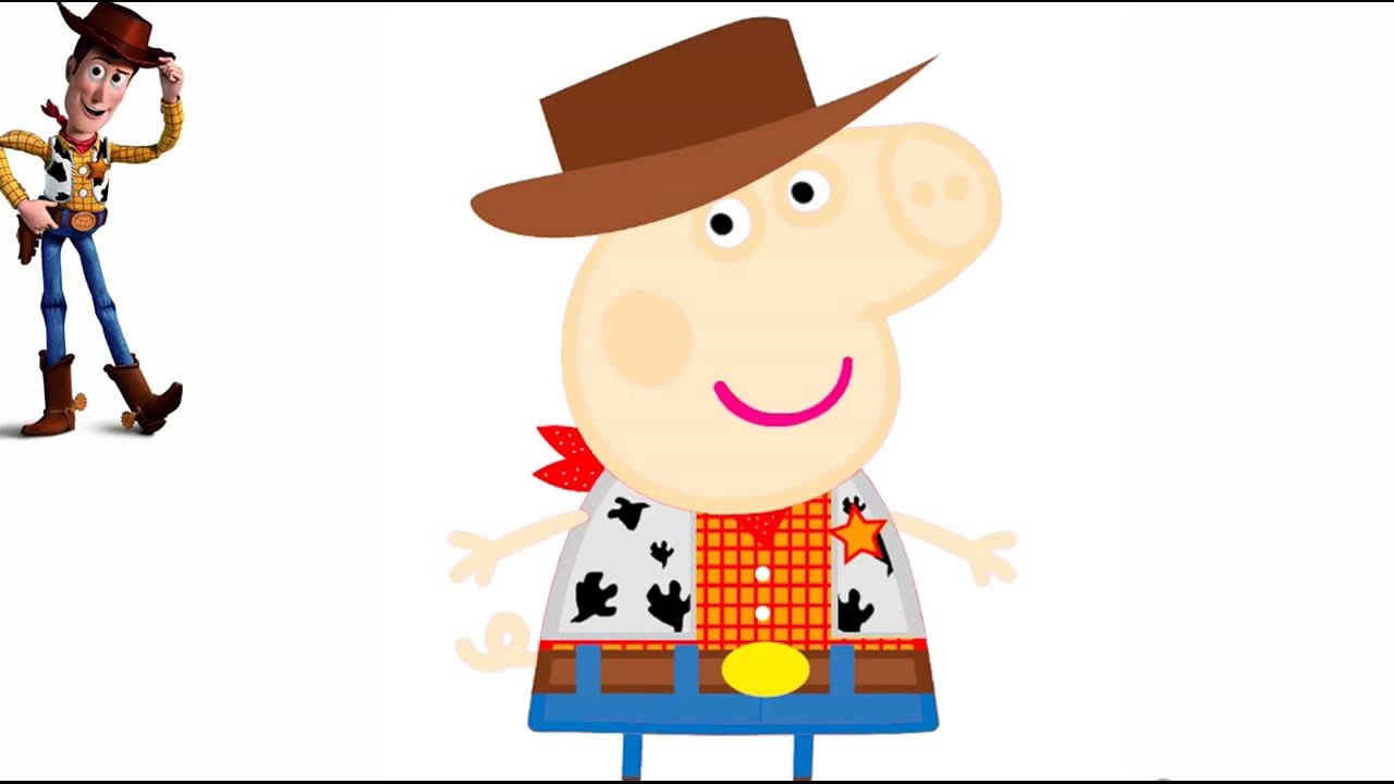 Peppa Pig (2016): Toy Story Woody and Buzz Lightyear
