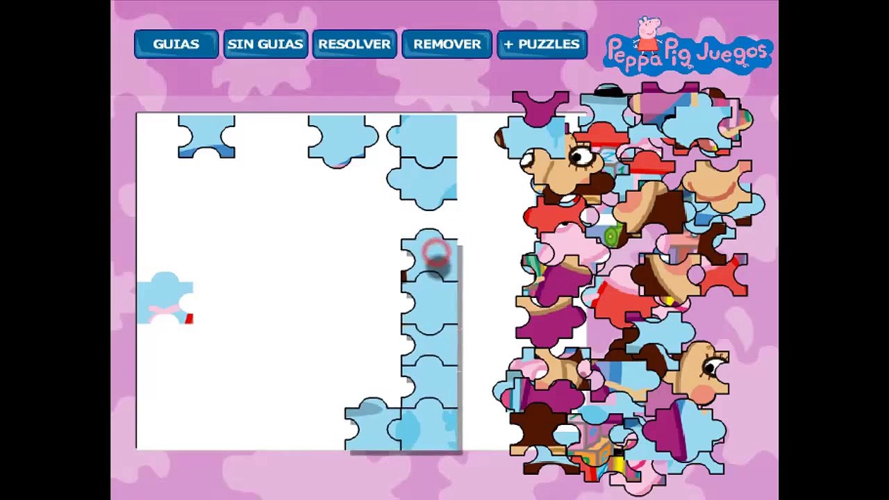 Peppa Pig and Girl Jigsaw Puzzles Game For Kids HD