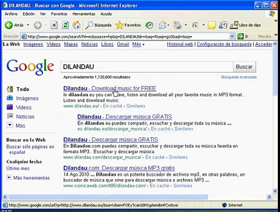 DESCARGAR MÚSICA DE INTERNET SIN PROGRAMAS GRATIS - DILANDAU