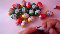 Chocolate eggs, Opening chocolate eggs , child eats chocolate egg, small eggs Toys and Kids :)