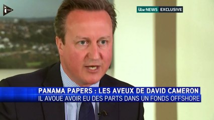 Cameron admet avoir détenu des parts dans un fonds offshore