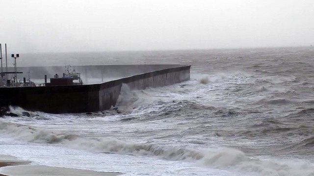 Tempête à Pornic