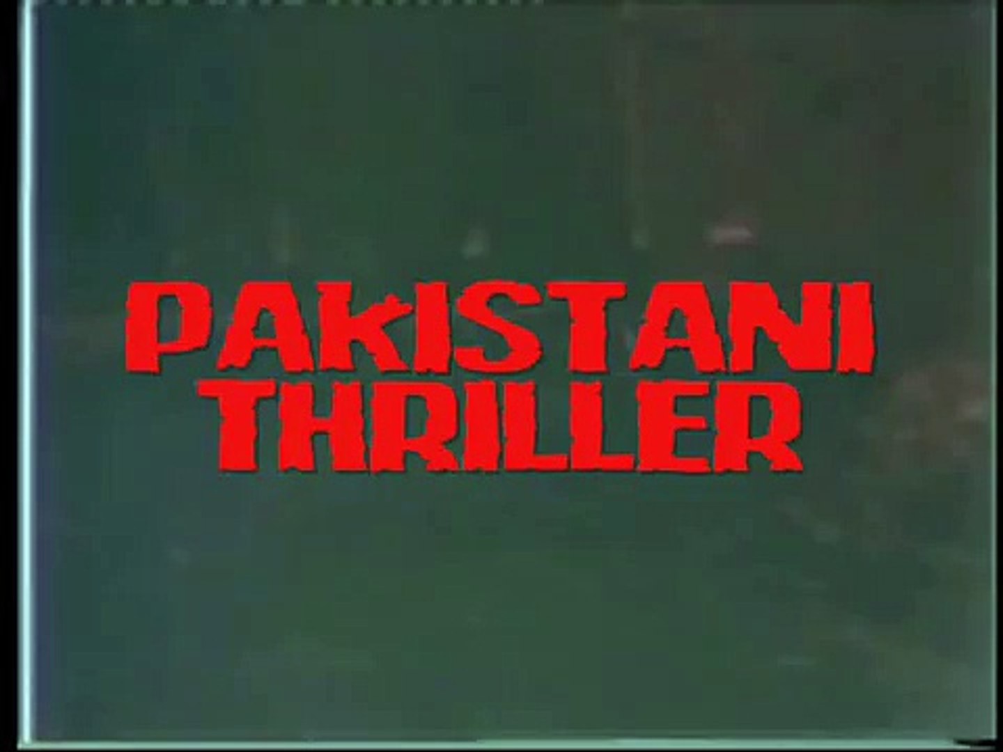 Michael Jackson's Pakistani THRILLER