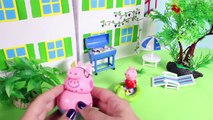 Peppa Pig Holiday Sunshine Villa Playset Peppa Pig Casa de Vacaciones Summer House Toy Videos Part 5