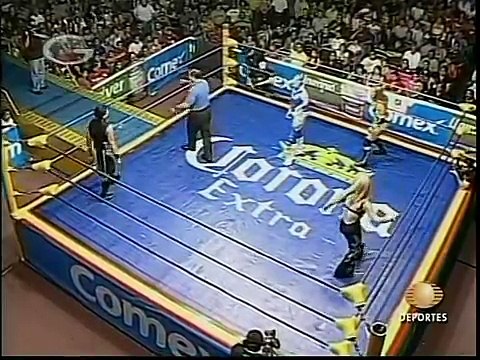 AAA-SinLimite 2009-03-22 Monterrey 01 Aero Star & Fabi Apache vs. Billy Boy & Sexy Star