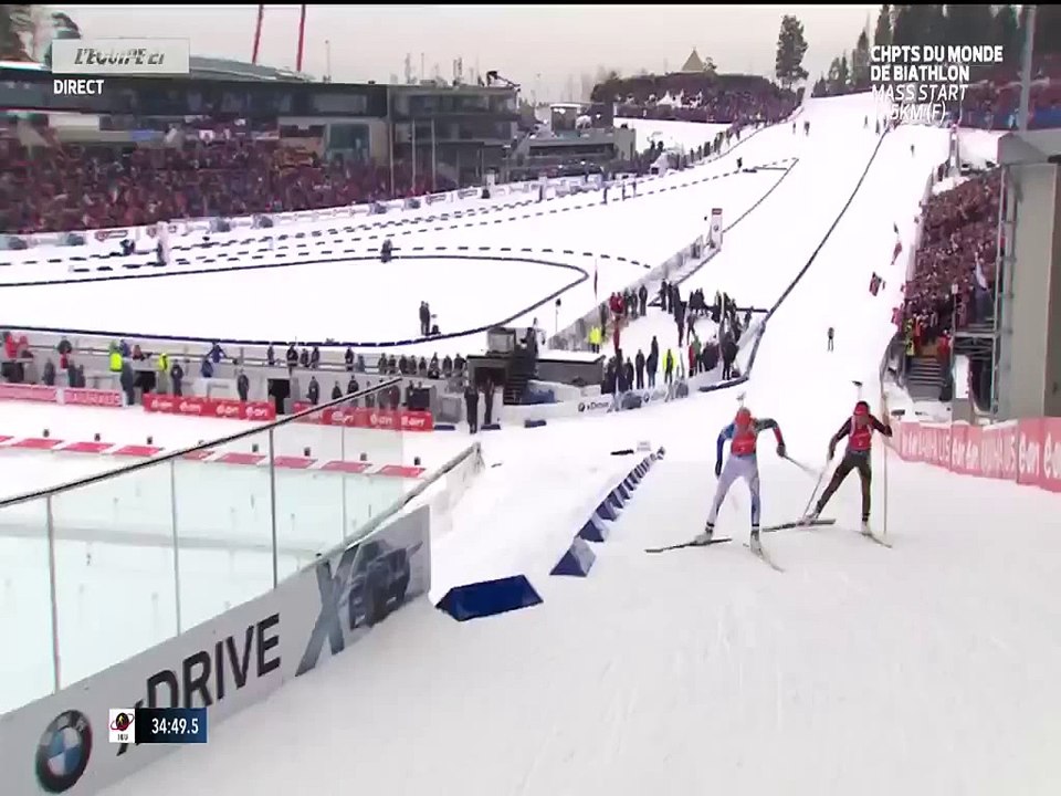 Biathlon - ChM _ Marie Dorin-Habert termine en or sur la mass start