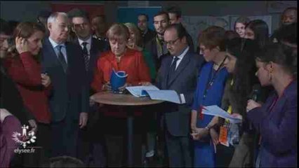 Hollande y Merkel, unidos por el acuerdo de la UE y Turquía