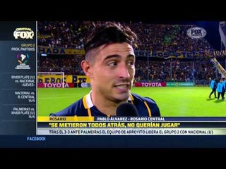 Álvarez: "Se metieron todos atrás, no querían jugar"