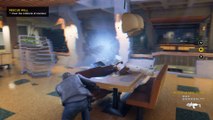 Quantum Break - Library Chase: Jumping & Climbing, Focus Timing Tutorial, Clear Cafeteria of Enemies Xbox One