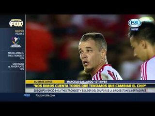 Gallardo: "D'Alessandro es enganche ¡Escuché tantas estupideces!"