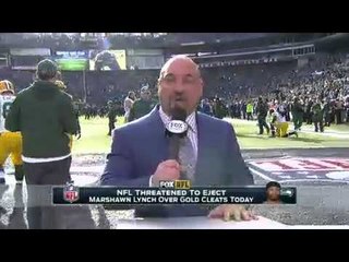 Le prohibieron usar tacos de oro a Marshawn Lynch