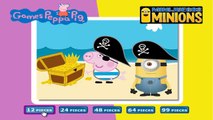 Peppa Pig en Español - George y Minion Piratas ᴴᴰ ❤️ Juegos Para Niños y Niñas