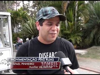 18-06-2014 - MOVIMENTAÇÃO NAS RUAS COPA - ZOOM TV JORNAL