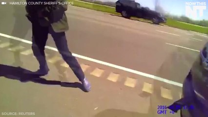 Cop Commended After Body Cam Footage Shows Intense Standoff Between Himself And Man Wielding  Knife