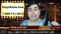 San Antonio Spurs vs. Boston Celtics Pick Prediction NBA Pro Basketball Odds Preview 2-12-2014