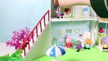 Peppa Pig Holiday Sunshine Villa Playset Peppa Pig Casa de Vacaciones Summer House Toy Videos Part 5