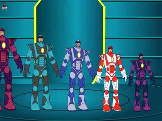 Finger Family Epic Battles Robot Vs Sentinel   Finger Family Nursery Rhymes