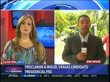 Proclaman a Miguel Vargas candidato presidencial PRD