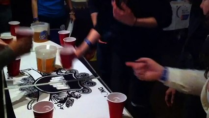 Mom Playing Flip Cup