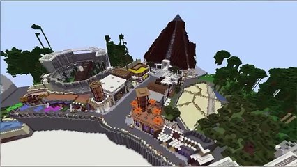 Jurassic World Minecraft map présentation