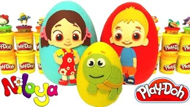 Niloya Mete ve Tospik 3 Sürpriz Yumurta Oyun Hamuru - Barbie Disney Şirinler MLP Cicibiciler