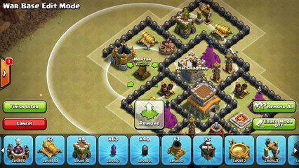 Clash Of Clans Th8 War Base Anti Gowipe