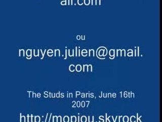 The Studs - Paris Leaving La maroquinerie